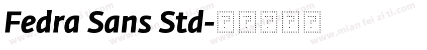 Fedra Sans Std字体转换